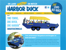 Tablet Screenshot of harborducks.com